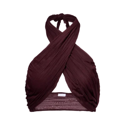 Jade Swim Aylin halterneck wrap top