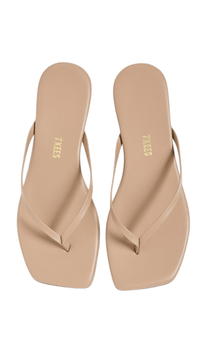 Square Toe Lily Flip Flops