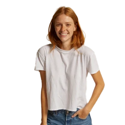 Harley crispy lightweight cotton boxy crew tee